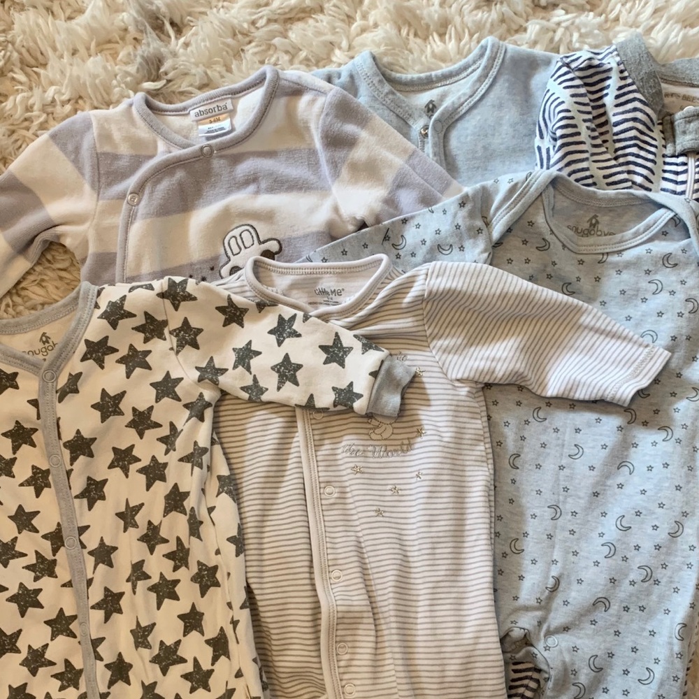 Baby Boy Bundle - 6 footies!
